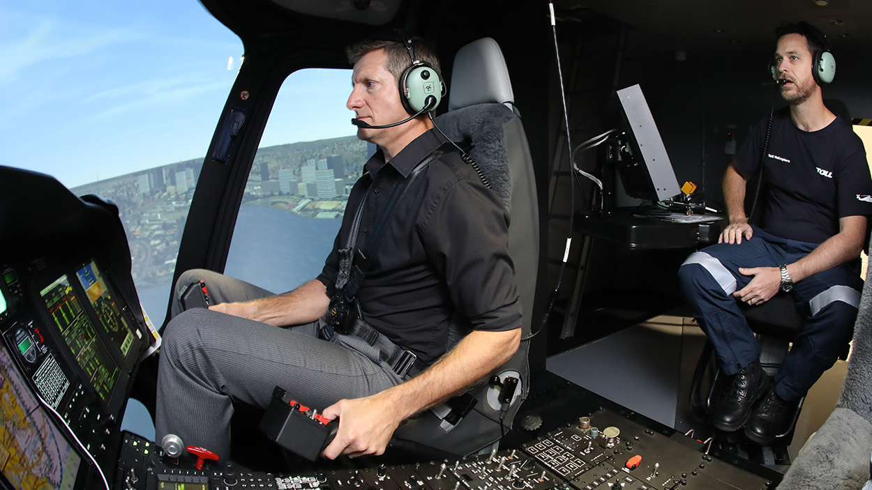 AW139 helicopter simulator experience